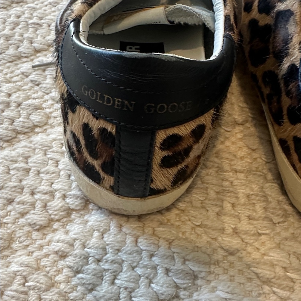 Golden Goose- Super- Star in Leopard print leather- Size- 37 - Picture 4 of 5